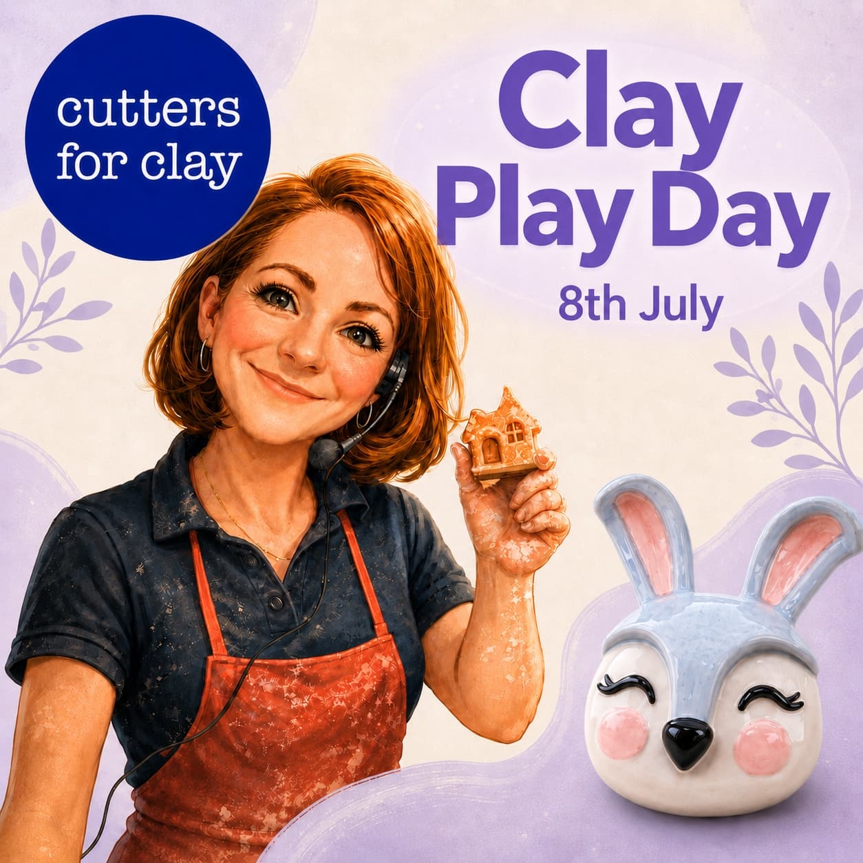 Cutters for Clay Clay Play Day workshop at Cromartie Hobbycraft